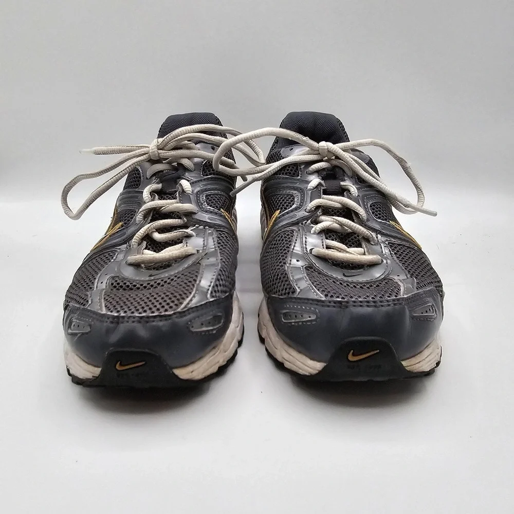 Nike Air Shoes‎ Mens Size 8 Gray Mesh Low Top Running Sneakers 408109-001